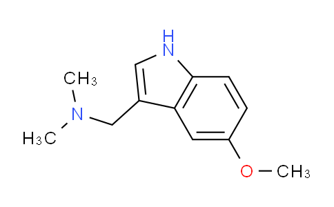 CAS No. 16620-52-3, 1-(5-Methoxy-1H-indol-3-yl)-N,N-dimethylmethanamine