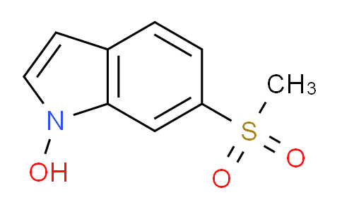 CAS No. 170492-47-4, 1-Hydroxy-6-methylsulfonylindole
