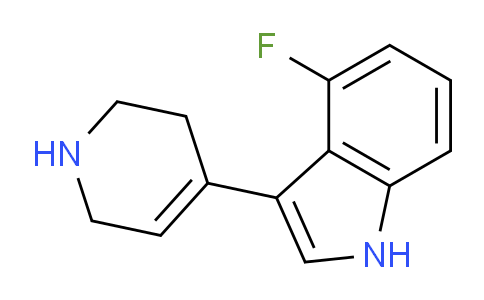 CAS No. 185255-80-5, 4-Fluoro-3-(1,2,3,6-tetrahydropyridin-4-yl)-1H-indole
