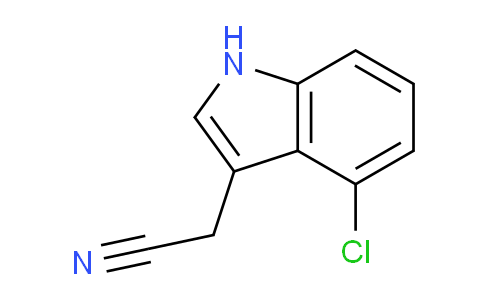 CAS No. 2447-15-6, 2-(4-chloro-1H-indol-3-yl)acetonitrile
