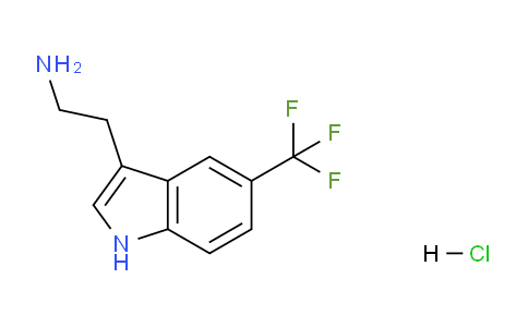 CAS No. 320782-17-0, 2-(5-(trifluoromethyl)-1H-indol-3-yl)ethan-1-amine hydrochloride