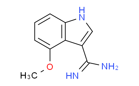 CAS No. 889944-24-5, 4-methoxy-1H-indole-3-carboximidamide
