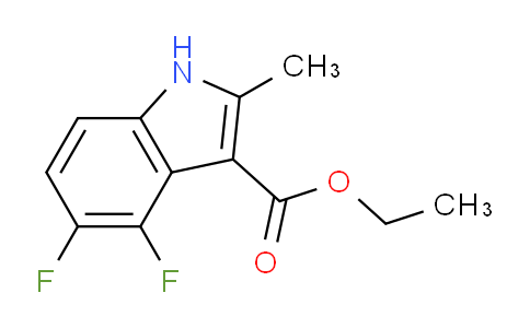 CAS No. 886362-67-0, 4,5-Difluoro-2-methylindole-3-carboxylic acid ethyl ester