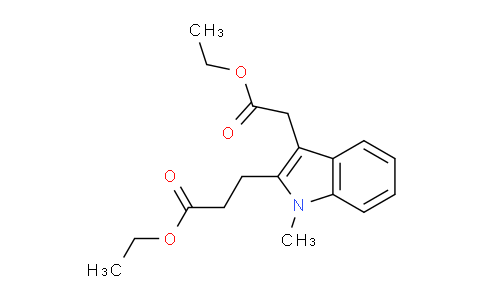 CAS No. 74120-22-2, ethyl 3-(3-(2-ethoxy-2-oxoethyl)-1-methyl-1H-indol-2-yl)propanoate