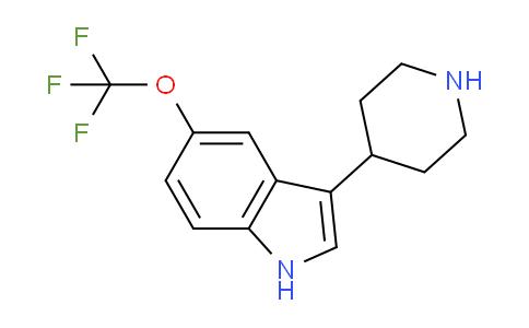 CAS No. 959236-40-9, 3-(Piperidin-4-yl)-5-(trifluoromethoxy)-1H-indole