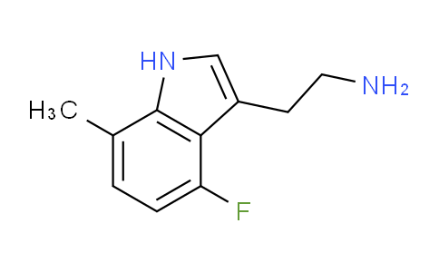 CAS No. 711-46-6, 2-(4-fluoro-7-methyl-1H-indol-3-yl)ethan-1-amine