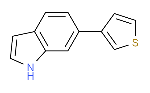 CAS No. 865376-76-7, 6-Thiophen-3-yl-1H-indole