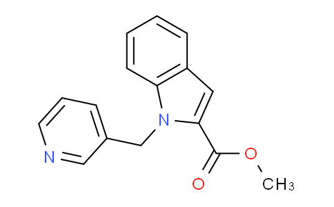 CAS No. 869650-64-6, methyl 1-(pyridin-3-ylmethyl)-1H-indole-2-carboxylate