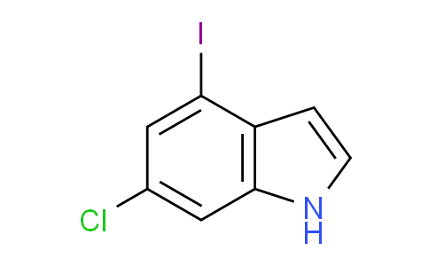 CAS No. 885520-46-7, 6-chloro-4-iodo-1H-indole