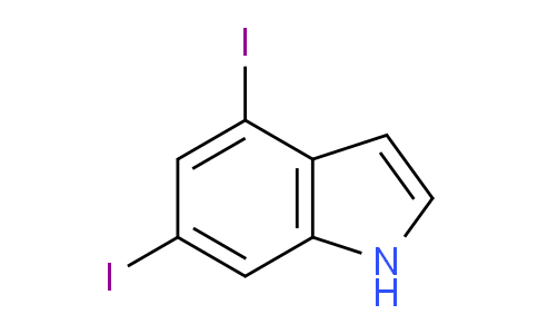 CAS No. 885520-37-6, 4,6-diiodo-1H-indole