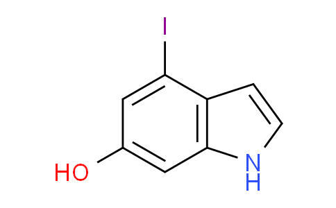 CAS No. 885520-40-1, 4-iodo-1H-indol-6-ol