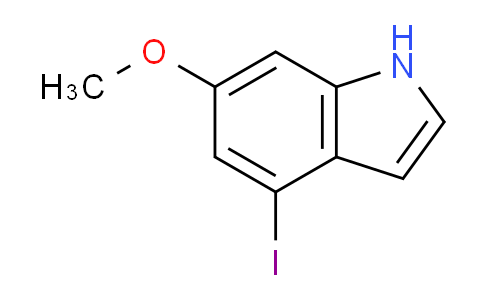 CAS No. 885520-43-4, 4-Iodo-6-methoxy-1H-indole