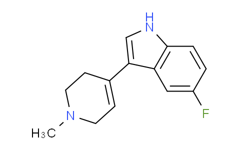 CAS No. 116480-54-7, 5-fluoro-3-(1-methyl-1,2,3,6-tetrahydropyridin-4-yl)-1H-indole