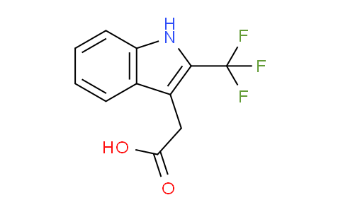 CAS No. 132502-93-3, 2-(2-(trifluoromethyl)-1H-indol-3-yl)acetic acid