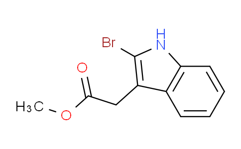CAS No. 1912-35-2, methyl 2-(2-bromo-1H-indol-3-yl)acetate