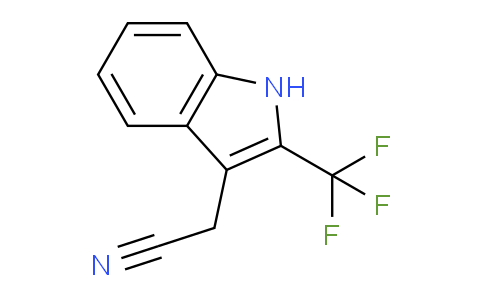 CAS No. 174907-40-5, 2-(2-(trifluoromethyl)-1H-indol-3-yl)acetonitrile