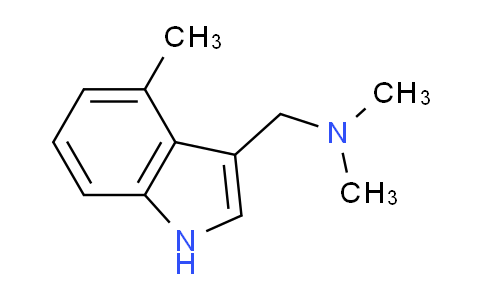 CAS No. 164119-81-7, N,N-dimethyl-1-(4-methyl-1H-indol-3-yl)methanamine