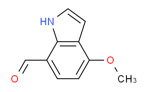 CAS No. 389628-49-3, 4-methoxy-1H-indole-7-carbaldehyde