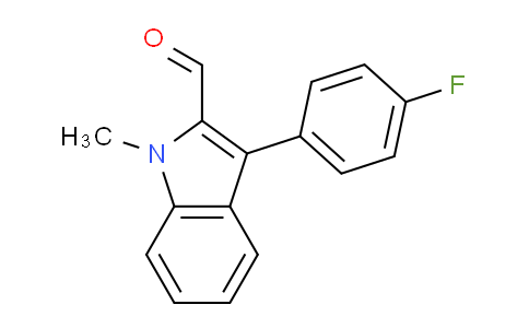 CAS No. 93957-42-7, 3-(4-fluorophenyl)-1-methyl-1H-indole-2-carbaldehyde