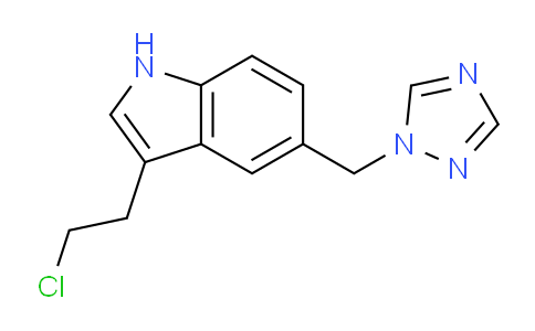CAS No. 1000673-59-5, 5-((1H-1,2,4-triazol-1-yl)methyl)-3-(2-chloroethyl)-1H-indole