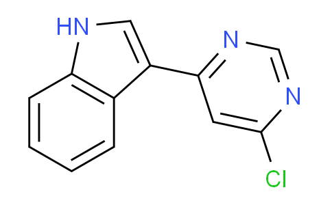 CAS No. 1146080-38-7, 3-(6-Chloropyrimidin-4-yl)-1H-indole