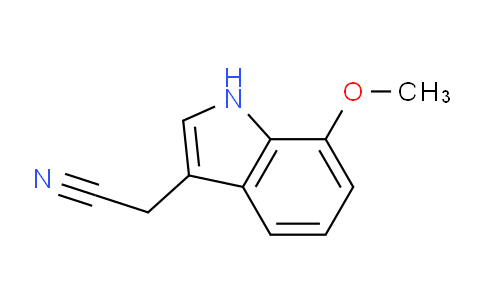 CAS No. 2436-18-2, 2-(7-methoxy-1H-indol-3-yl)acetonitrile