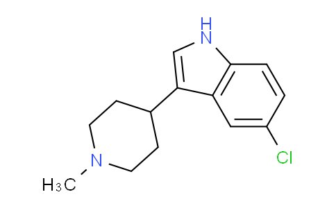 CAS No. 301856-30-4, 5-chloro-3-(1-methylpiperidin-4-yl)-1H-indole