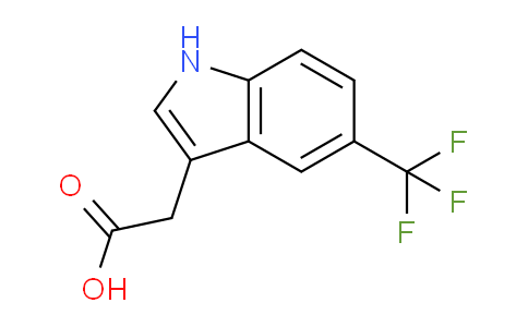 CAS No. 378802-40-5, 2-(5-(trifluoromethyl)-1H-indol-3-yl)acetic acid