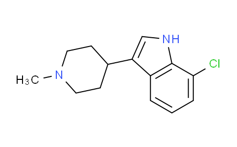 CAS No. 734518-22-0, 7-chloro-3-(1-methylpiperidin-4-yl)-1H-indole