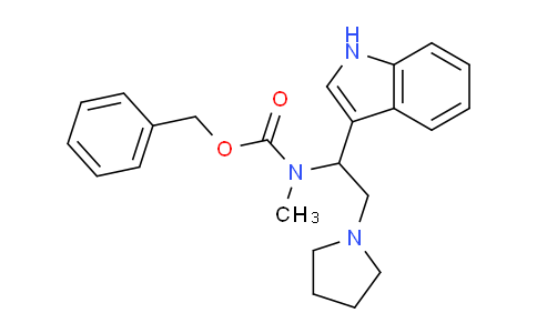 CAS No. 886363-10-6, Benzyl (1-(1H-indol-3-yl)-2-(pyrrolidin-1-yl)ethyl)(methyl)carbamate