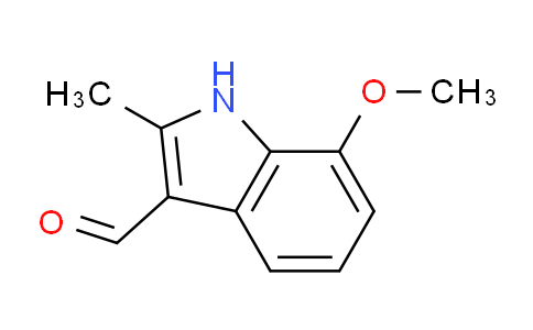 CAS No. 933711-43-4, 7-methoxy-2-methyl-1H-indole-3-carbaldehyde