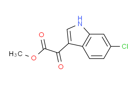 CAS No. 91182-86-4, methyl 2-(6-chloro-1H-indol-3-yl)-2-oxoacetate