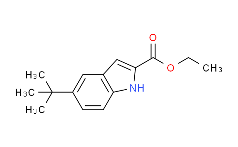 CAS No. 194490-18-1, Ethyl 5-(tert-butyl)-1H-indole-2-carboxylate