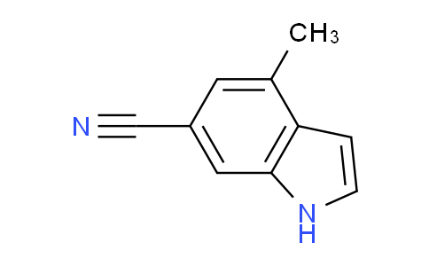 CAS No. 3613-02-3, 4-methyl-1H-indole-6-carbonitrile