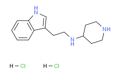 CAS No. 435342-22-6, N-(2-(1H-indol-3-yl)ethyl)piperidin-4-amine dihydrochloride