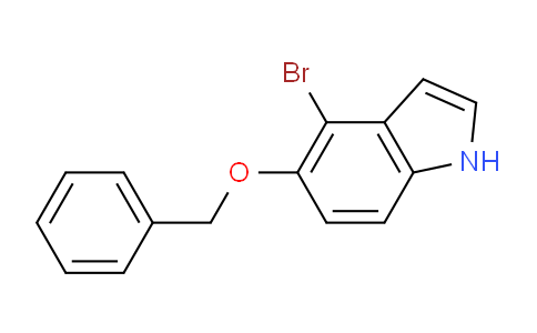 CAS No. 1001395-20-5, 5-(Benzyloxy)-4-bromo-1H-indole