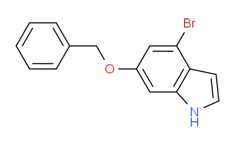 CAS No. 1082040-77-4, 6-(Benzyloxy)-4-bromo-1H-indole