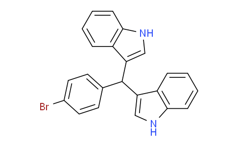 CAS No. 540729-21-3, 3,3'-((4-Bromophenyl)methylene)bis(1H-indole)