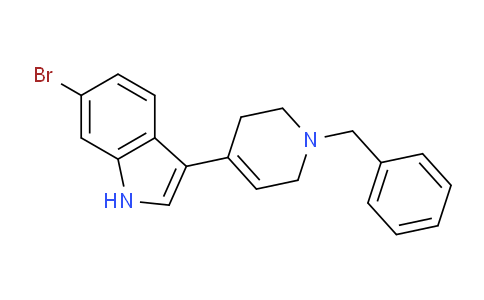 CAS No. 1637781-38-4, 3-(1-Benzyl-1,2,3,6-tetrahydropyridin-4-yl)-6-bromo-1H-indole