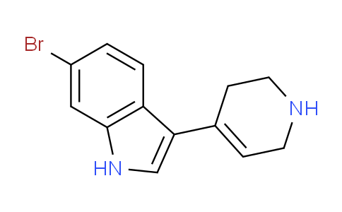 CAS No. 1247577-87-2, 6-Bromo-3-(1,2,3,6-tetrahydropyridin-4-yl)-1H-indole