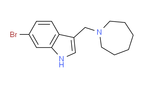 CAS No. 1893157-32-8, 3-(Azepan-1-ylmethyl)-6-bromo-1H-indole