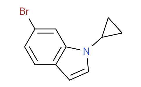 CAS No. 1897690-68-4, 6-Bromo-1-cyclopropyl-1H-indole