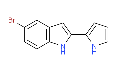 CAS No. 569337-42-4, 5-Bromo-2-(1H-pyrrol-2-yl)-1H-indole