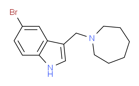 CAS No. 1893174-21-4, 3-(Azepan-1-ylmethyl)-5-bromo-1H-indole