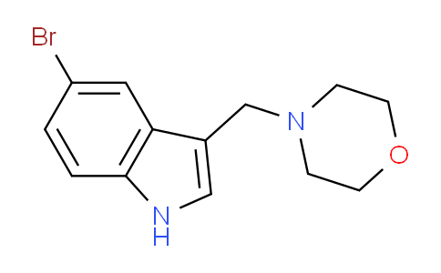 CAS No. 102043-55-0, 4-((5-Bromo-1H-indol-3-yl)methyl)morpholine