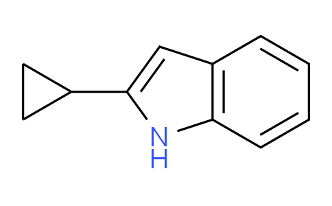 CAS No. 40748-44-5, 2-Cyclopropyl-1H-indole