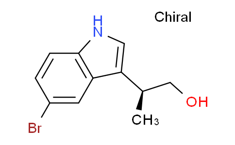 CAS No. 1932499-19-8, (S)-2-(5-Bromo-1H-indol-3-yl)propan-1-ol