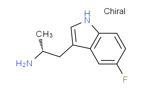 CAS No. 1313013-12-5, (R)-1-(5-Fluoro-1H-indol-3-yl)propan-2-amine