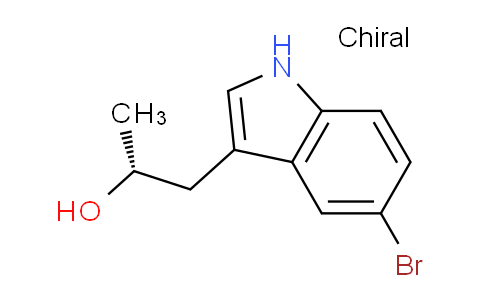 CAS No. 1932520-35-8, (R)-1-(5-Bromo-1H-indol-3-yl)propan-2-ol