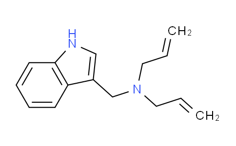 CAS No. 150462-35-4, N-((1H-Indol-3-yl)methyl)-N-allylprop-2-en-1-amine